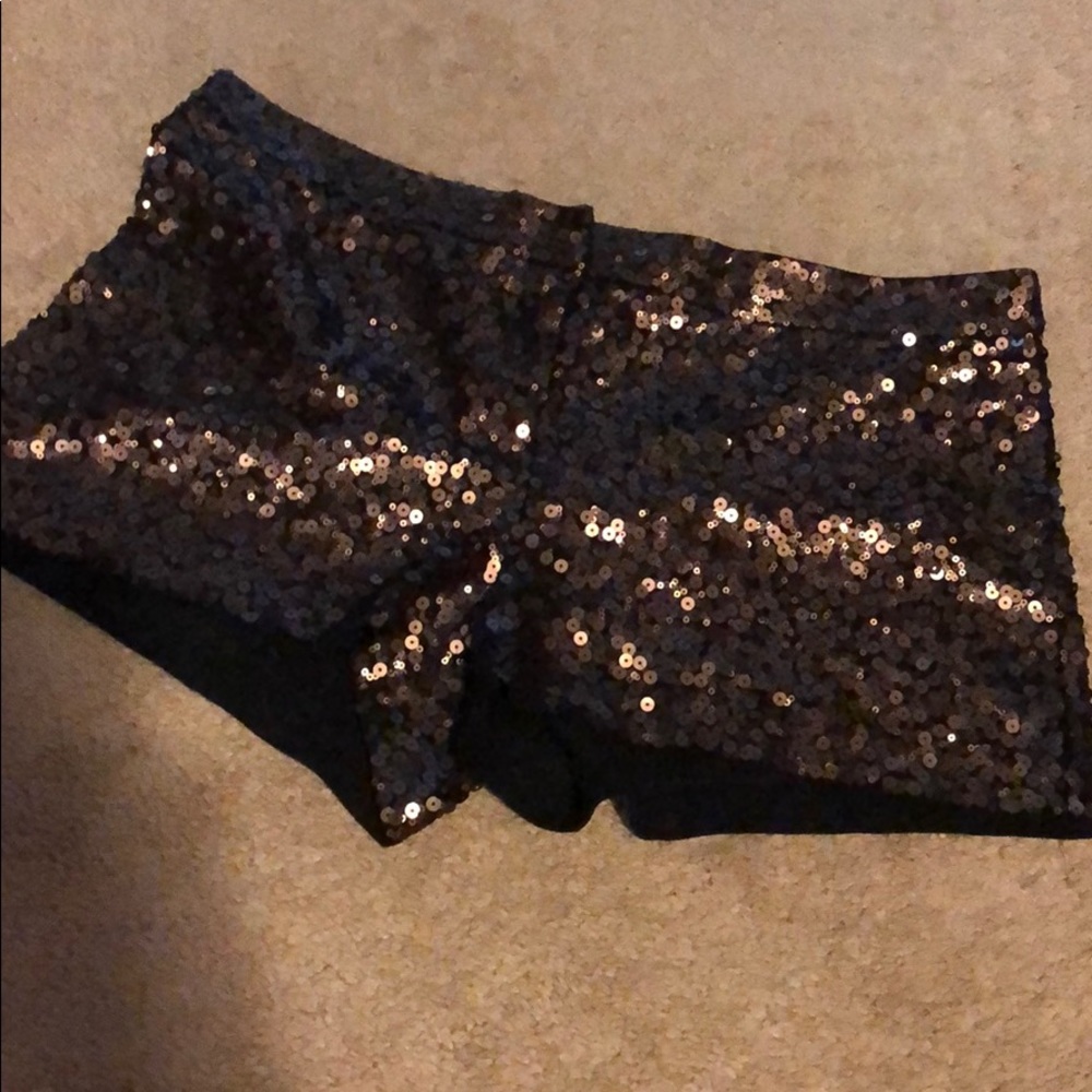 Express sequin shorts